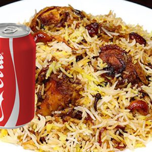 Chicken Biriyani + 1 Coke