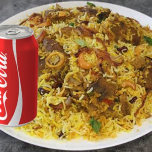 Mutton Biriyani + 1 Coke